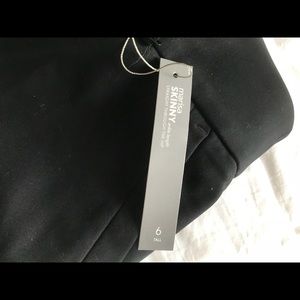 LOFT Black Marisa Ankle Length Pants (6 Tall)